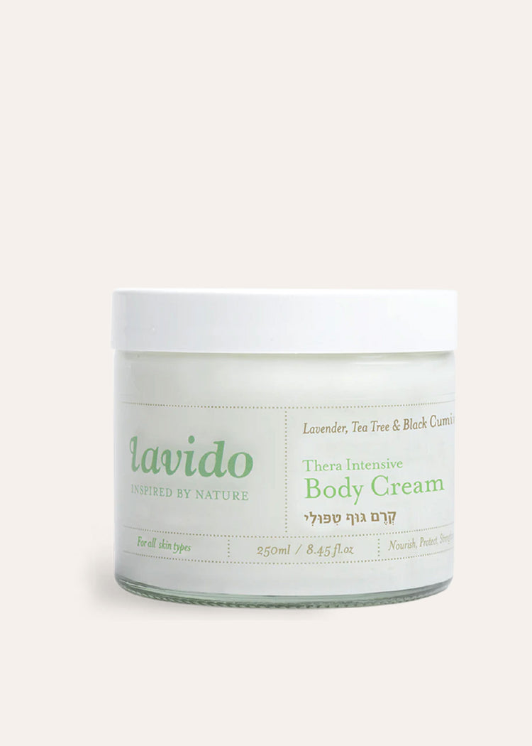 LAVIDO Thera-Intensive Body Cream - Lavender, Tea Tree & Black Cumin Seed 250 ml