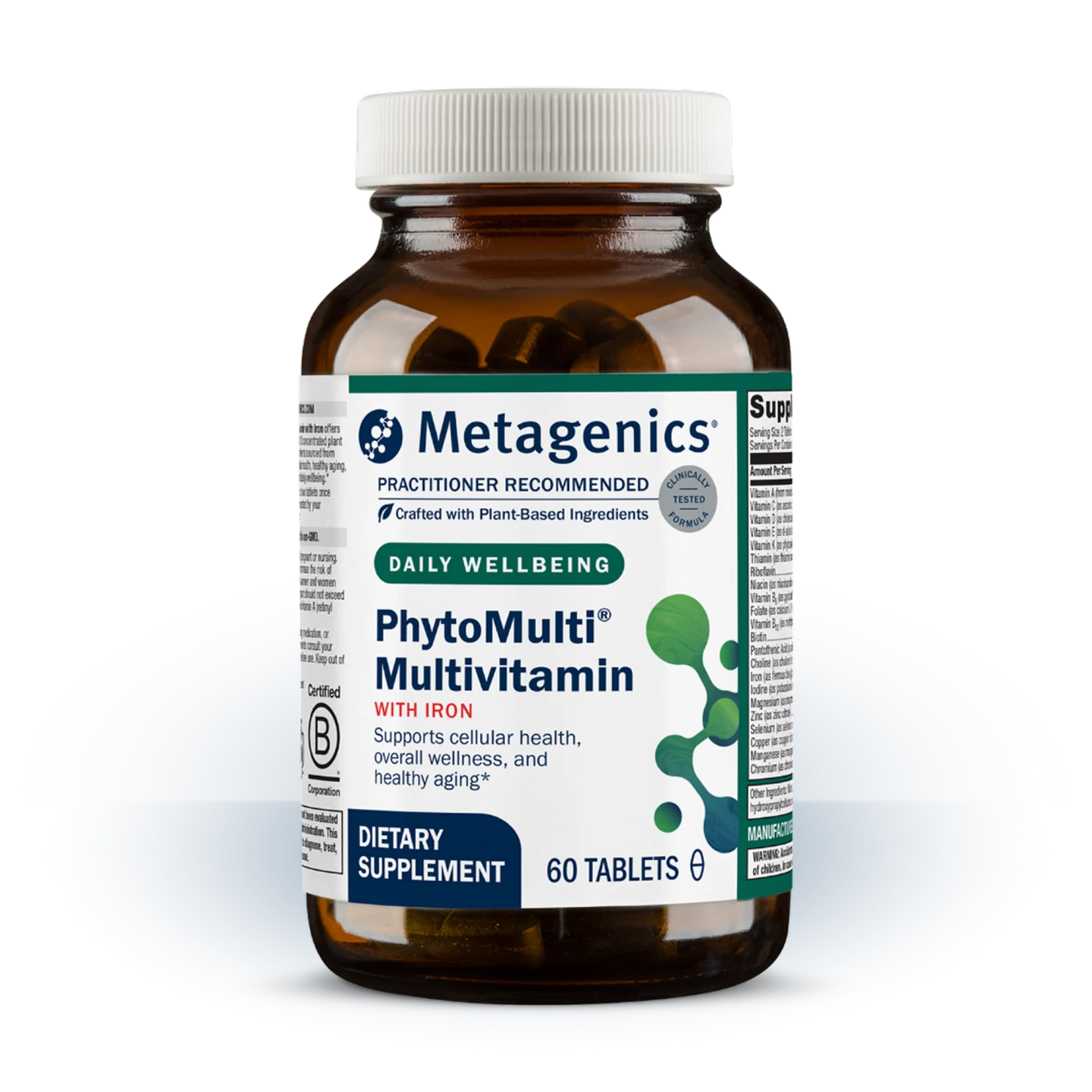 Metagenics PhytoMulti® Multivitamin with Iron 60Tablets