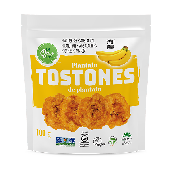 Ojas Vegan Sweet Plantain Tostones 100 g
