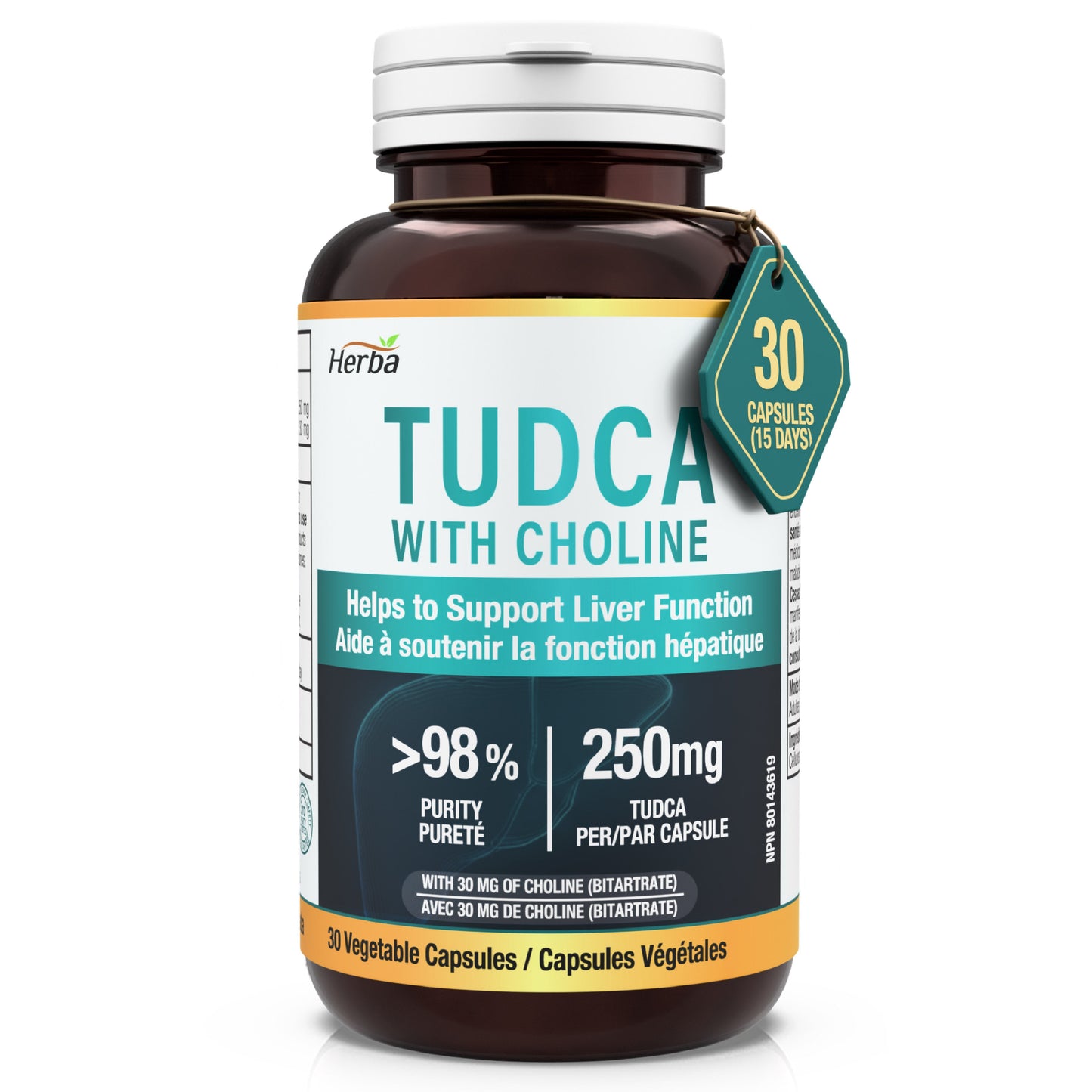 Herba Tudca 250mg - 30 Capsules