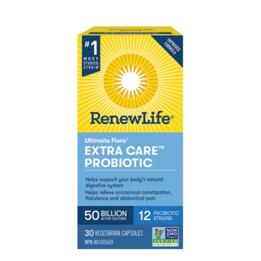 Renew Life   Ultimate Flora Extra Care 50Bil 30vcap
