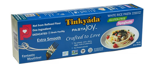 TINKYADA RICE PASTAS -  Spaghetti, White Rice (gluten free)    454g