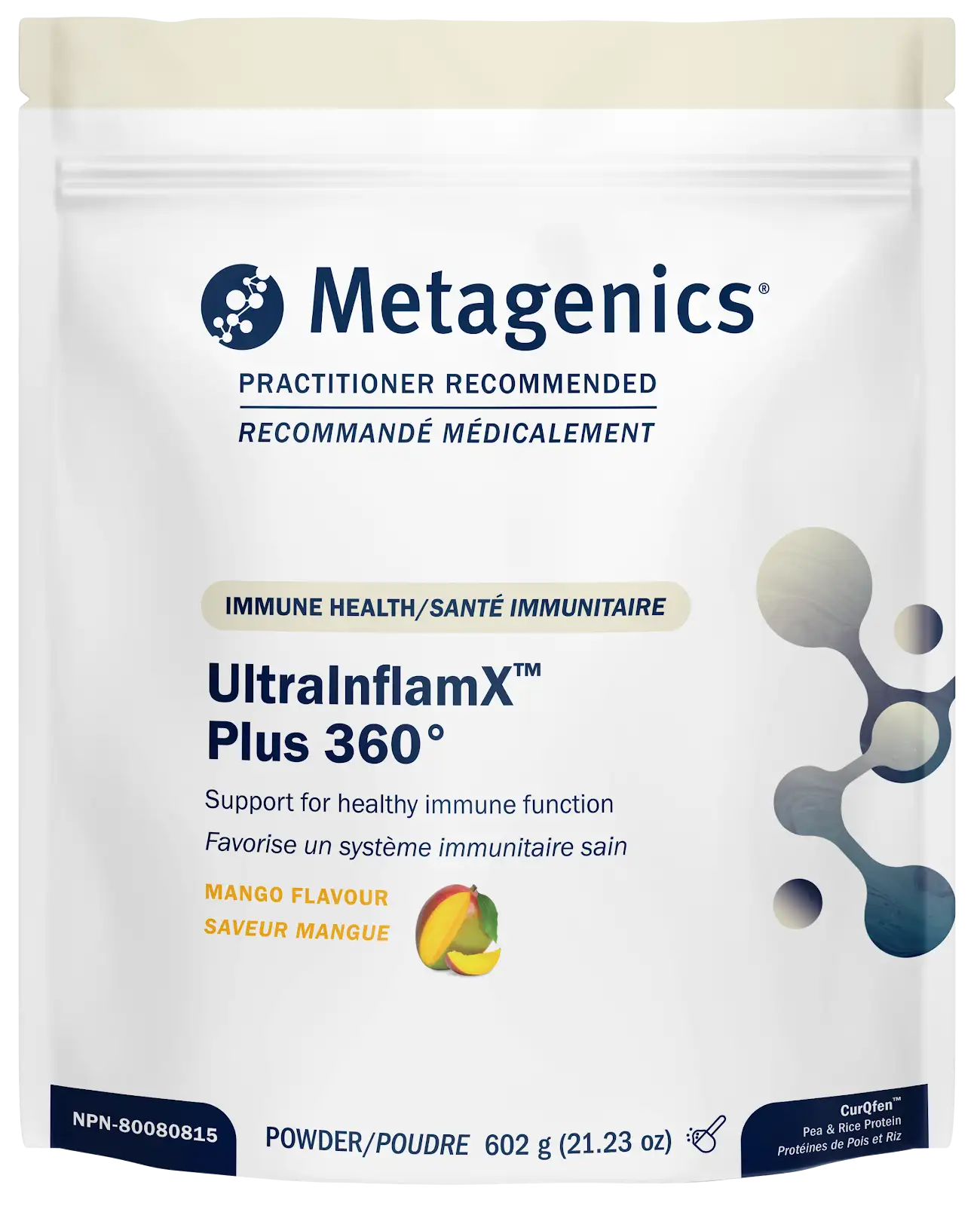 Metagenics UltraInflamX Plus 360° Mango (14 servings) 14Count