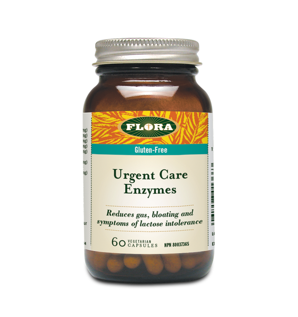 Flora Urgent Care Digestive Enzymes60 caps