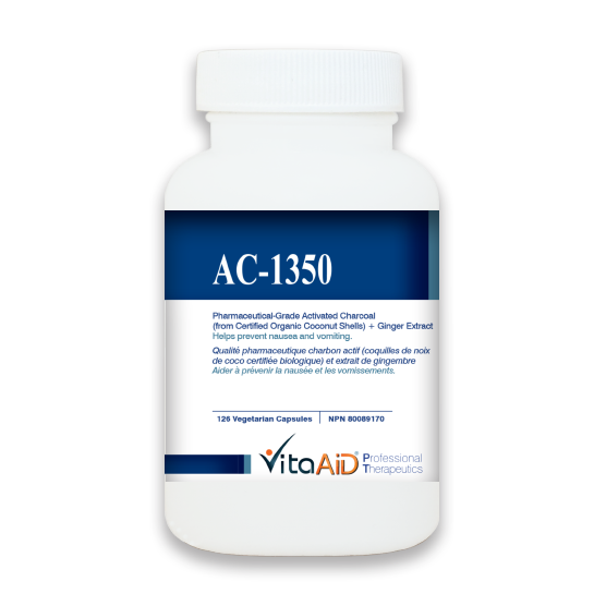 VitaAid AC-1350 (Pharmaceutical Grade Activated Charcoal) 126v