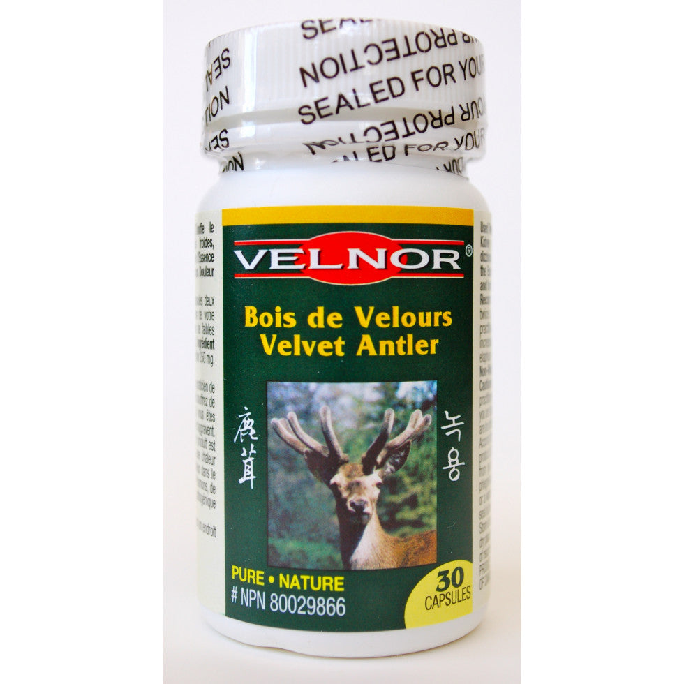 VELNOR Velvet Antler, Pure - 30 caps