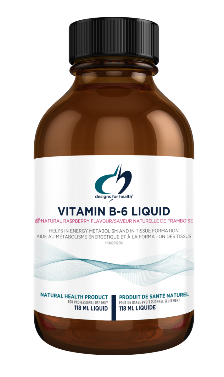 Designs For Health Vitamin B6 Liquid 118 mlLiquid