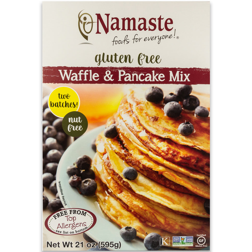 NAMASTE FOODS Waffle & Pancake Mix 595g