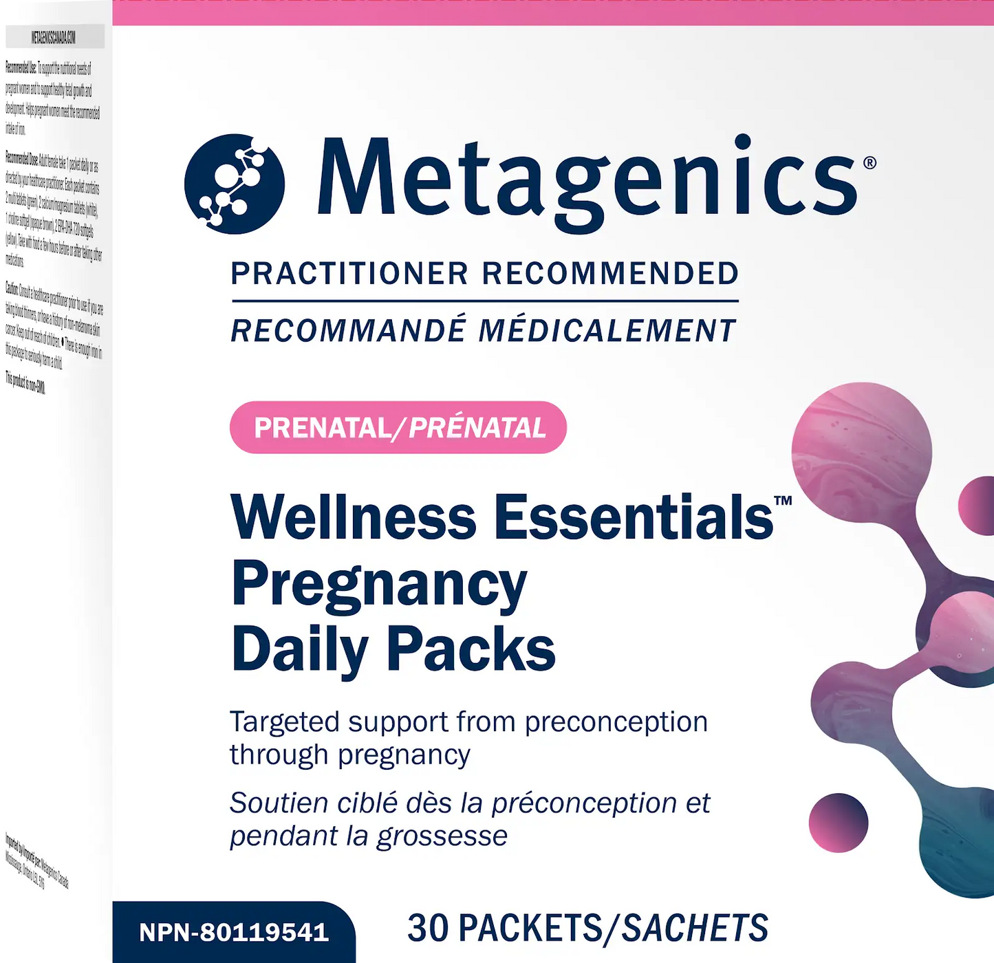 Metagenics Wellness Essentials Pregnancy 30 PK 30Count