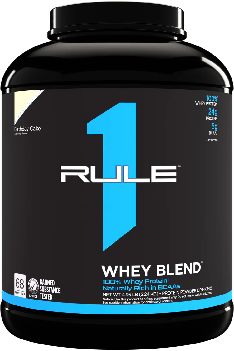 RULE 1 R1 WHEY BLEND BIRTHDAY CAKE 5lbs