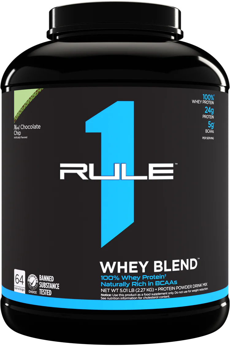 RULE 1 R1 WHEY BLEND MINT CHOCOLATE CHIP 5lbs