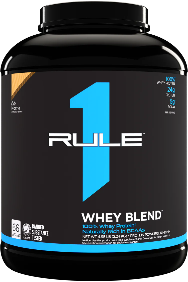 RULE 1 R1 WHEY BLEND CAFE MOCHA 5lbs