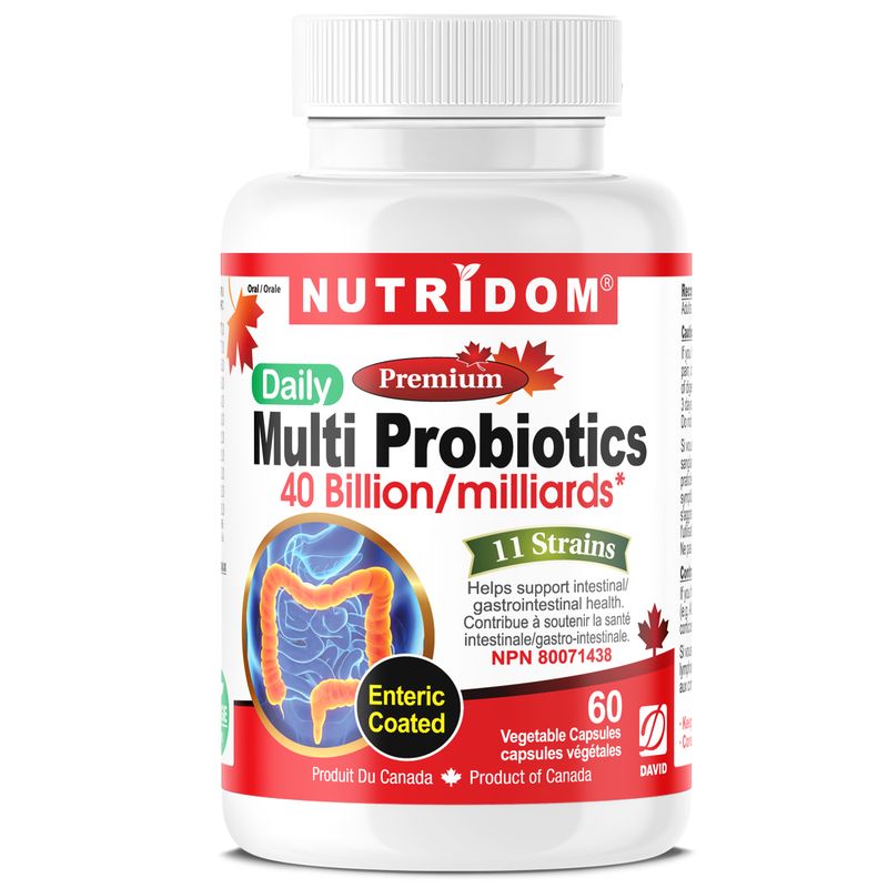NUTRIDOM® Multi Probiotics 40B 60 Vcaps