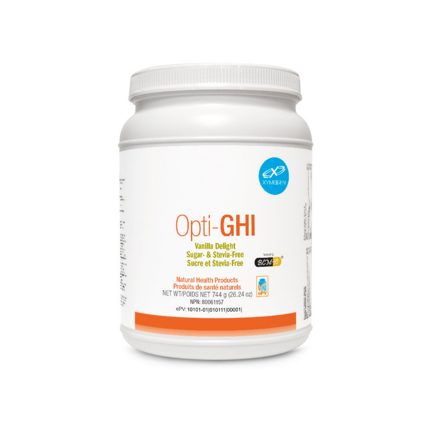 XYMOGEN®-Opti-GHI Vanilla Sugar- & Stevia-Free 744g 14 Servings