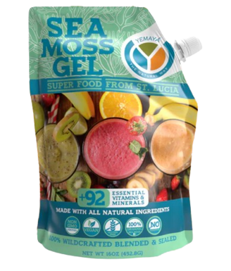 Yemaya Organics Sea Moss Gel Pouch - Soursop - (454g) 454g