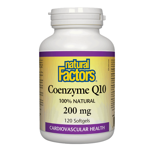 Natural Factors Coenzyme Q10 200 mg 120 sgels