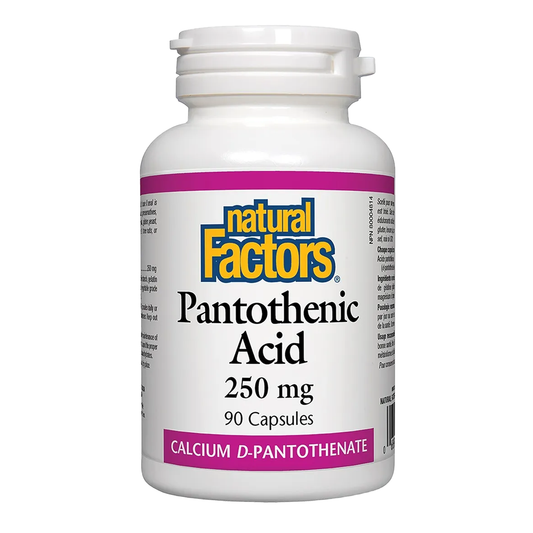 Natural Factors   Pantothenic Acid 250 mg   90 capscaps