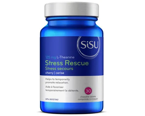 SISU - Stress Rescue 125 mg L-Theanine, Cherry - 30 tabs