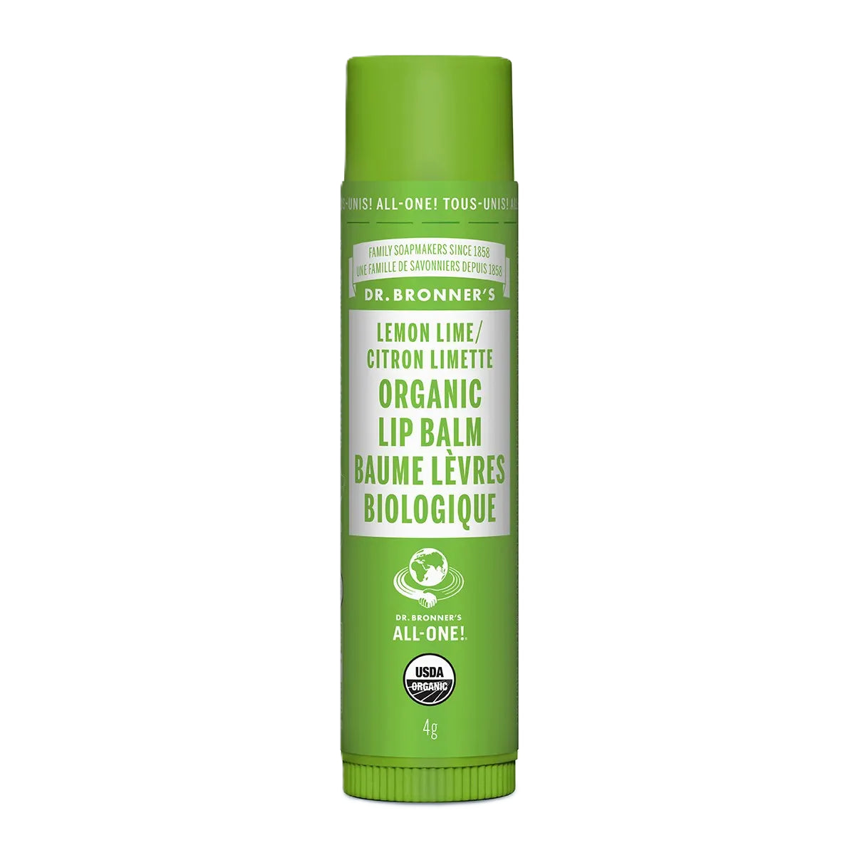 Dr. Bronner's - Organic Lemon Lime Lip Balm 4g