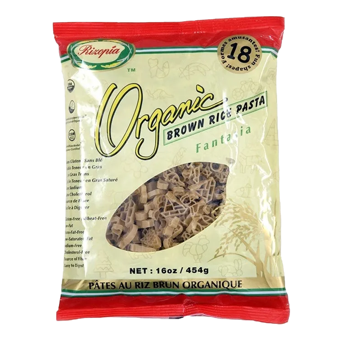 RIZOPIA Org Brown Rice Fantasia 454g
