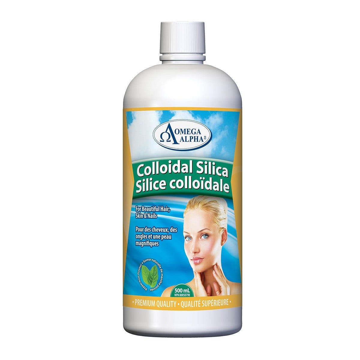 Omega Alpha Colloidal Silica | Mint Flav 500 mL