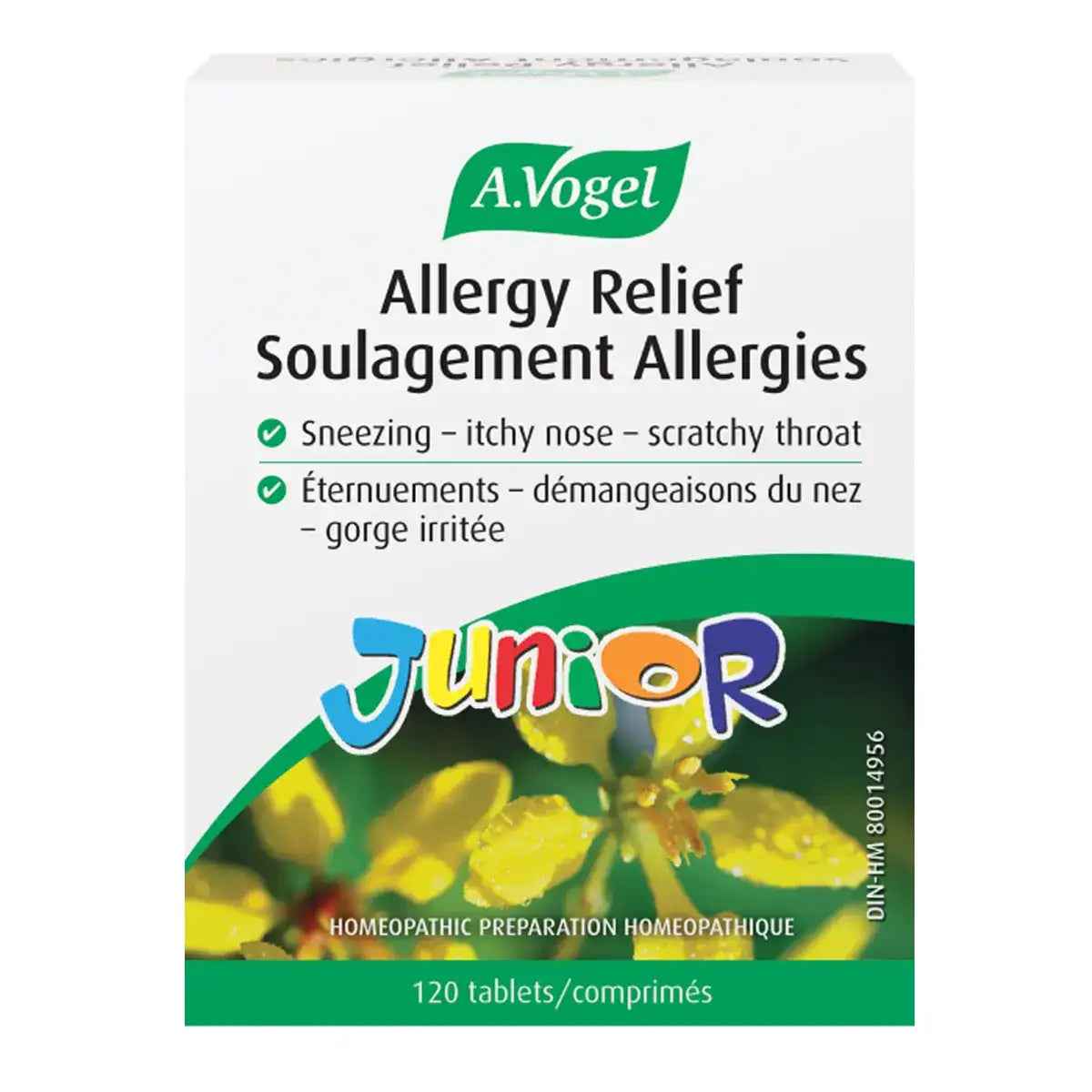 A. Vogel -ALLERGY RELIEF JUNIOR - 120 TABS
