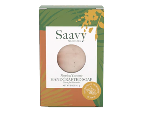 SAAVY NATURALS Tropical Coconut Bar Soap 141g