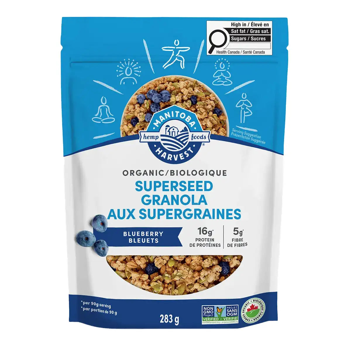 Manitoba Harvest - Organic Hemp Granola Blueberry - 283g