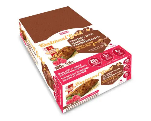 AVOINE DOREE OATMEAL & HONEY ENERGY BAR RASPBERRY 100g - 12/box