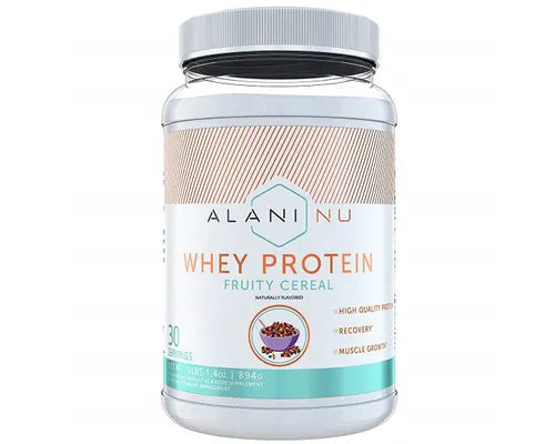 Alani Nu Alani Nu Whey Protein (Bilingual) Flavour: Fruity Cereal
Container Size: 15 Servings Each