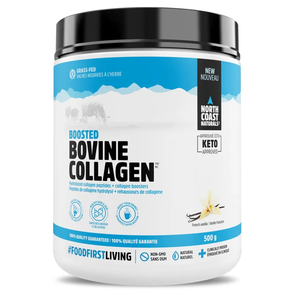 North Coast Naturals BOOSTED BOVINE COLLAGEN™ Size French Vanilla 500 g
