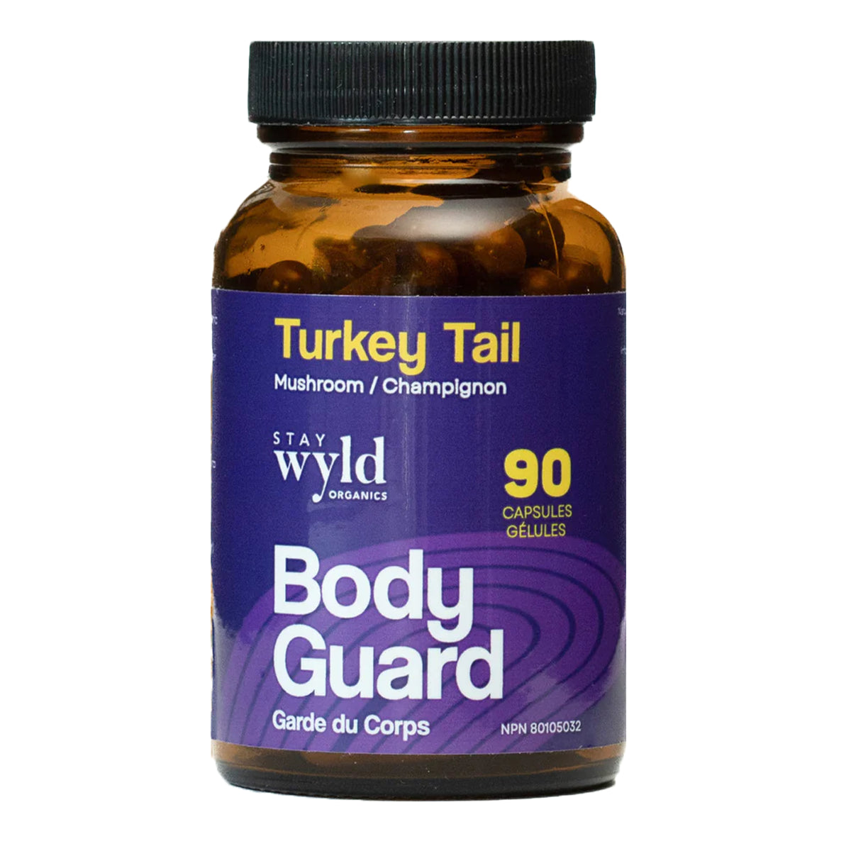 STAY WYLD ORGANICS LTD * Turkey Tail, 90caps
