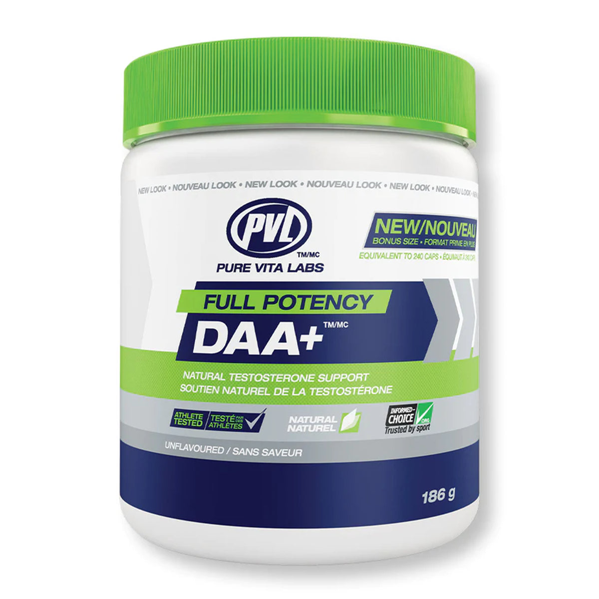 PVL FULL POTENCY DAA+™ Unflavoured 186 g