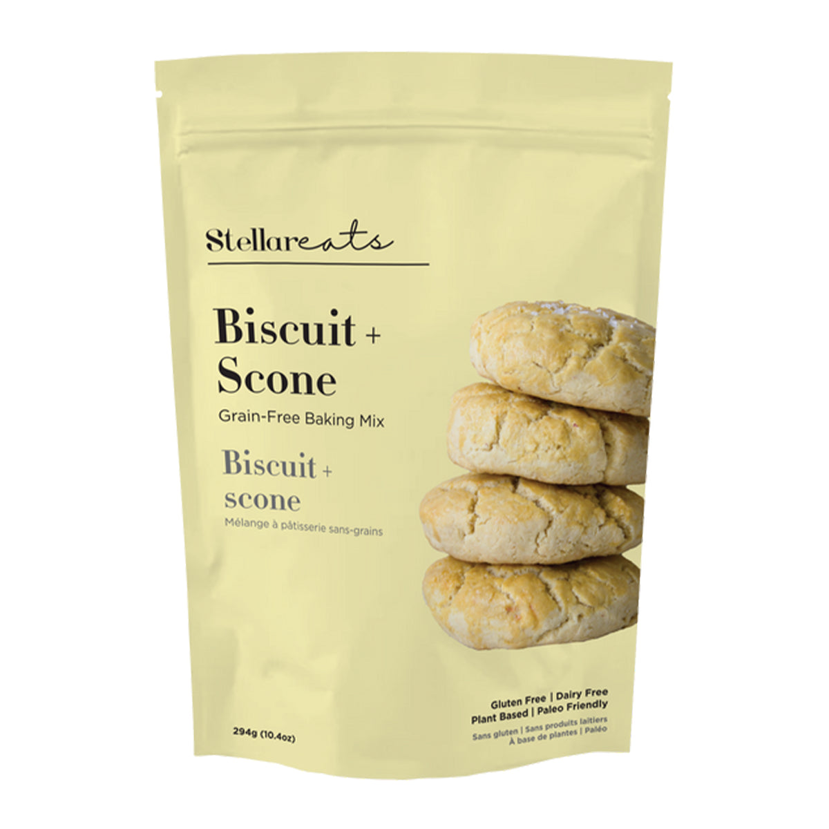 Stellar Eats Stellar Eats Baking Mix Flavour: Biscuit + Scone
Container Size: 294 g Case of 6