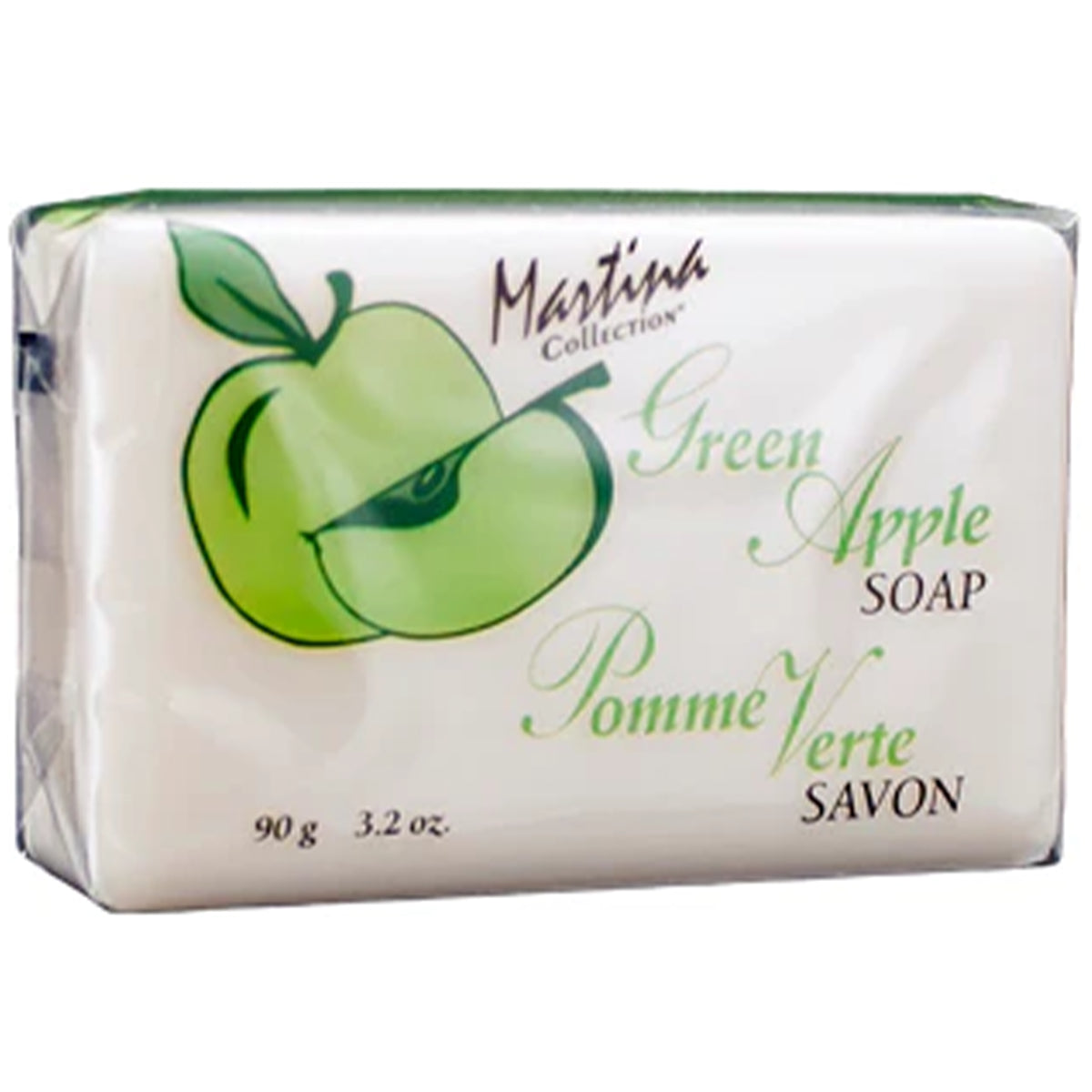 MARTINA COLLECTION - GREEN APPLE BAR SOAP, 90G