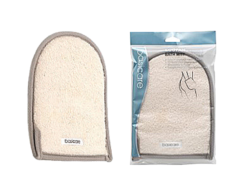 BASICARE LOOFAH BATH MITT