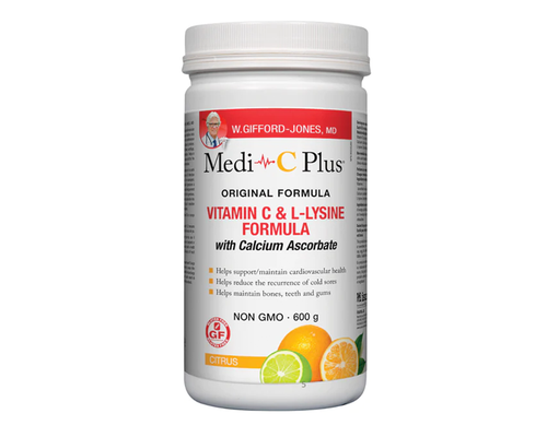 Medi~C Plus Citrus w/ Calcium Pwd 600g