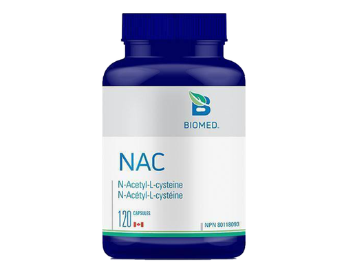 BIOMED    NAC (N-acetyl-L-cysteine)   120 capsules