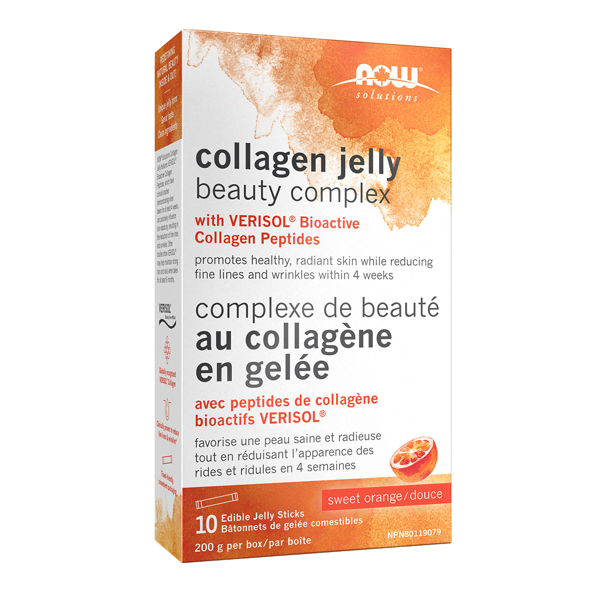 NOW Collagen Jelly Beauty Complex Sweet Orange 20g x 10 sticks