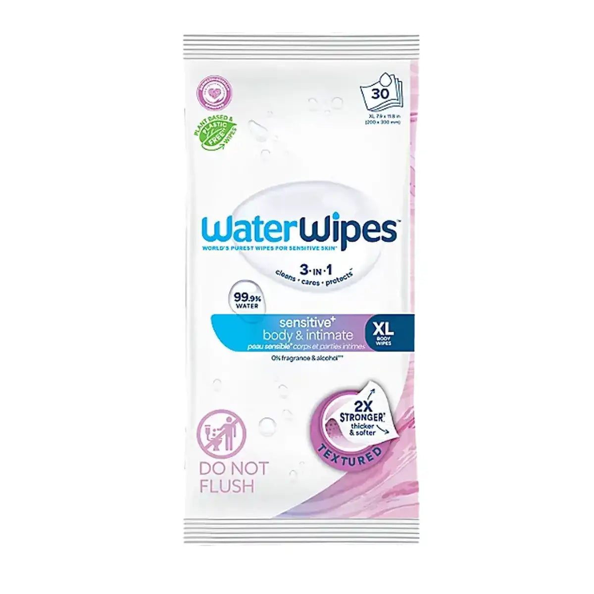 WaterWipes - Adult Care - Sensitive Wipes - 30ct