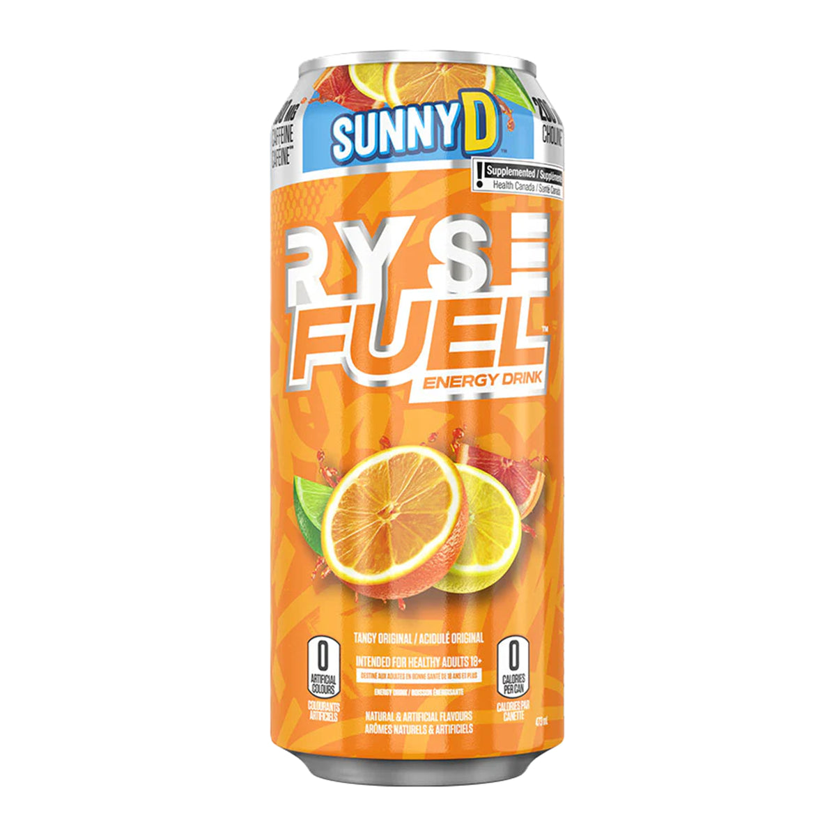 RYSE Supplements Ryse Fuel Bilingual Flavour: SunnyD Tango Original
Container Size: 473 mL Pack of 12
