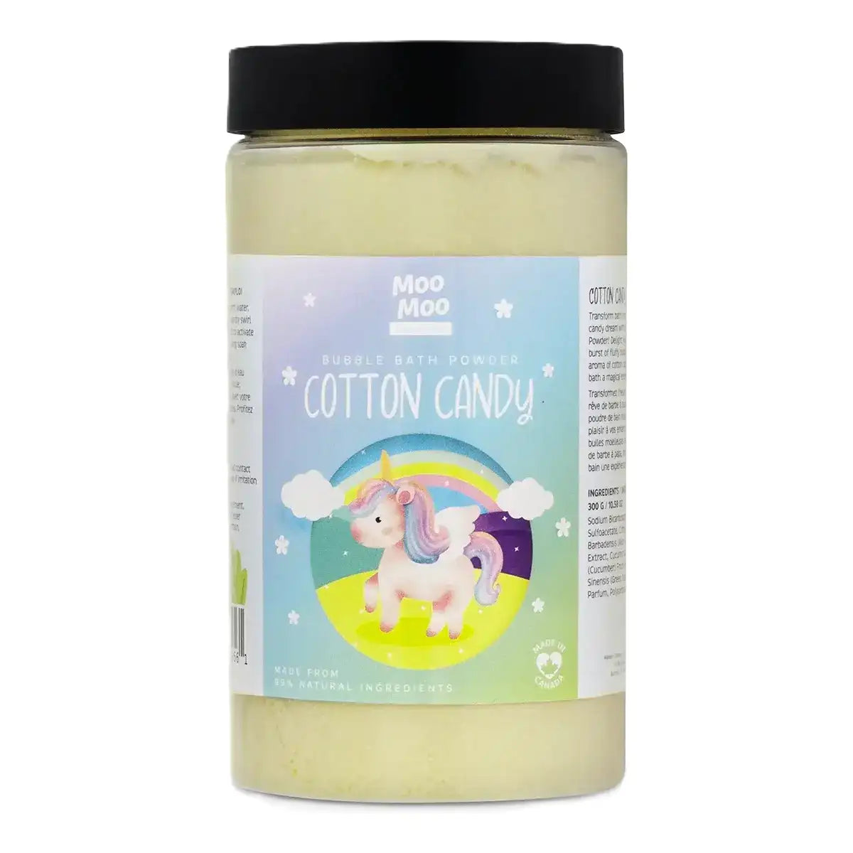 Moo Moo Bath Co Bath Powder Cotton Candy 300g