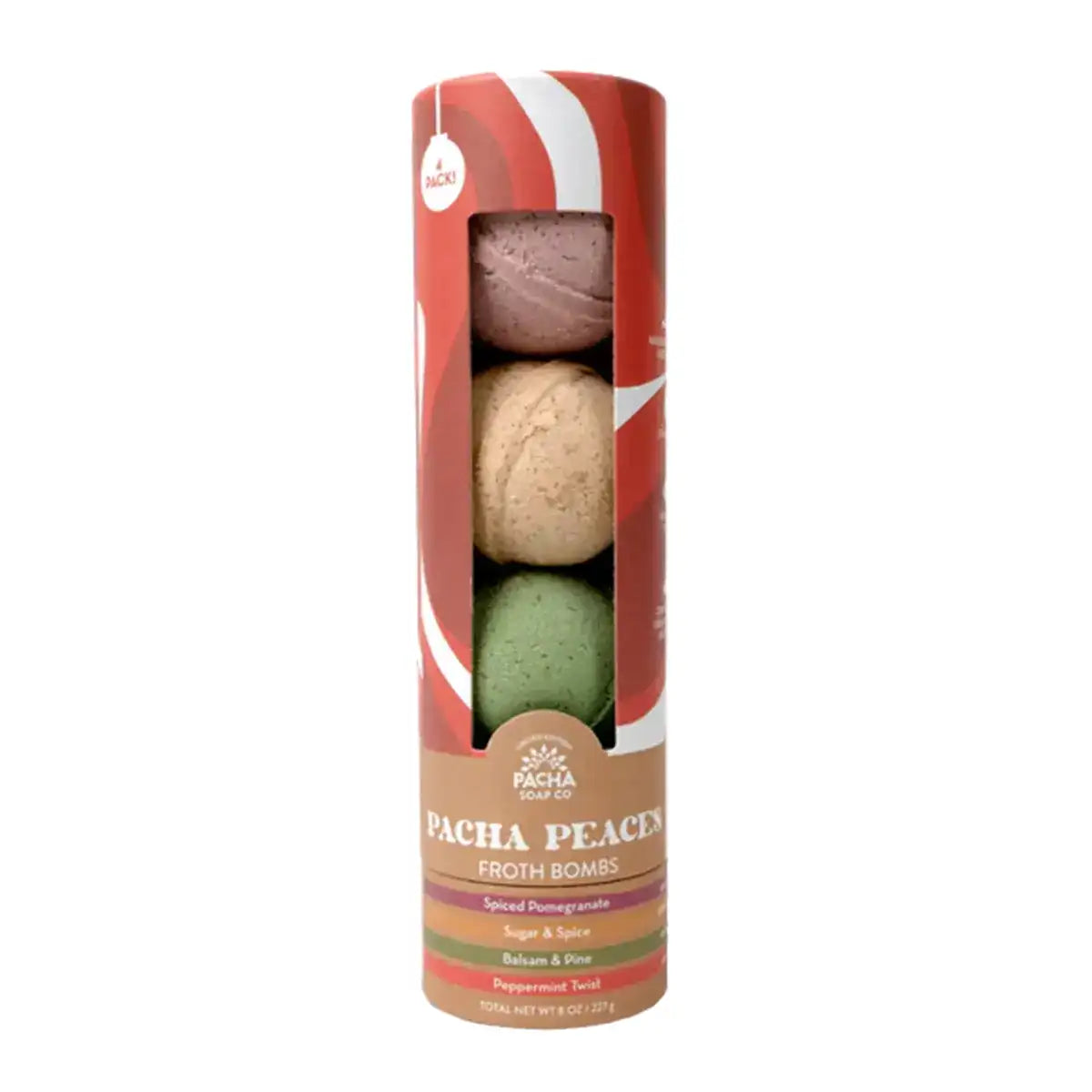 Pacha Soap Froth Bomb Holiday Set 4pk