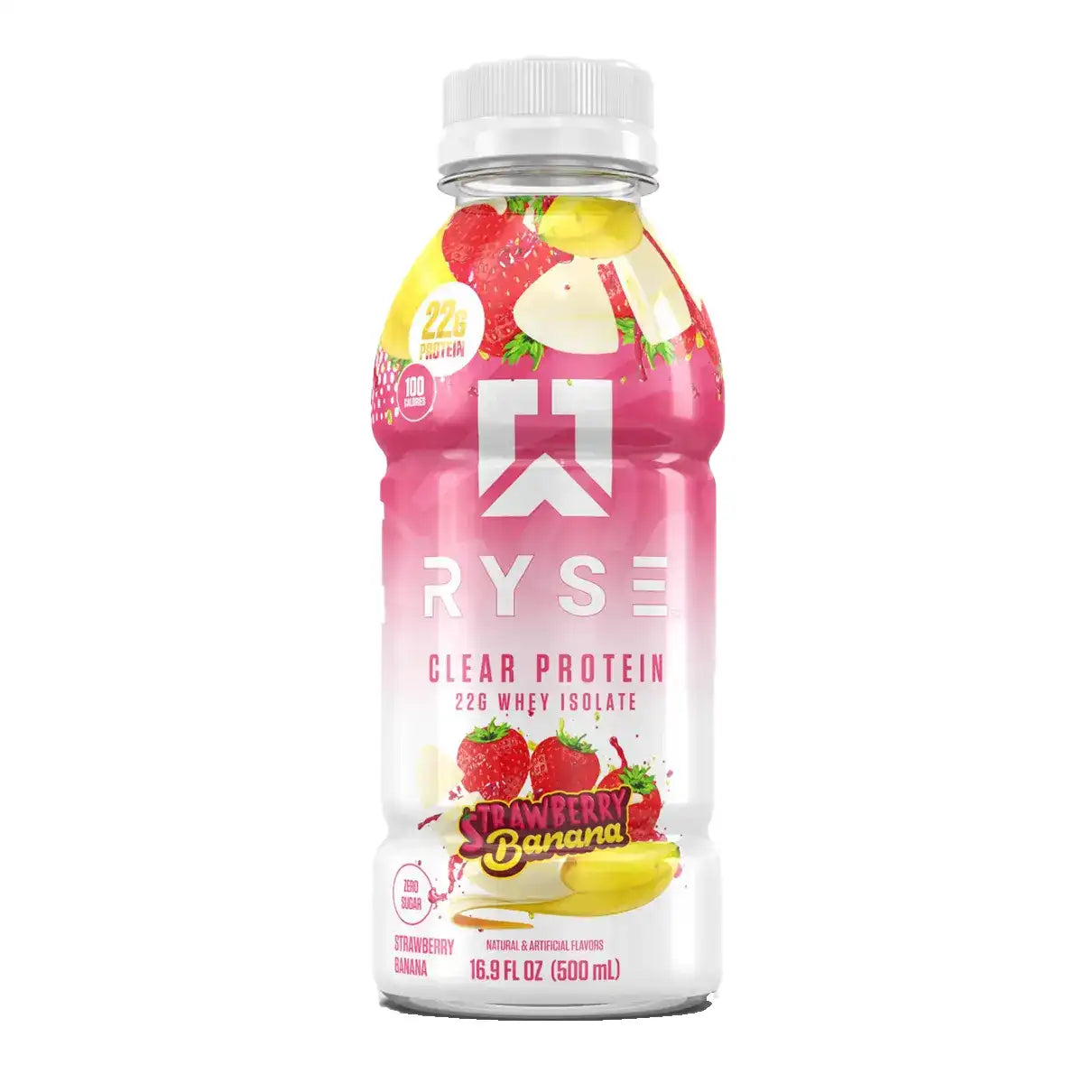 RYSE Supplements Ryse Clear Whey RTD Flavour: Strawberry Banana
Container Size: 500 mL Pack of 12