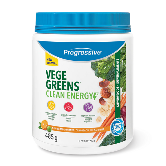 Progressive VegeGreens Clean Energy   485g Tangy Orange