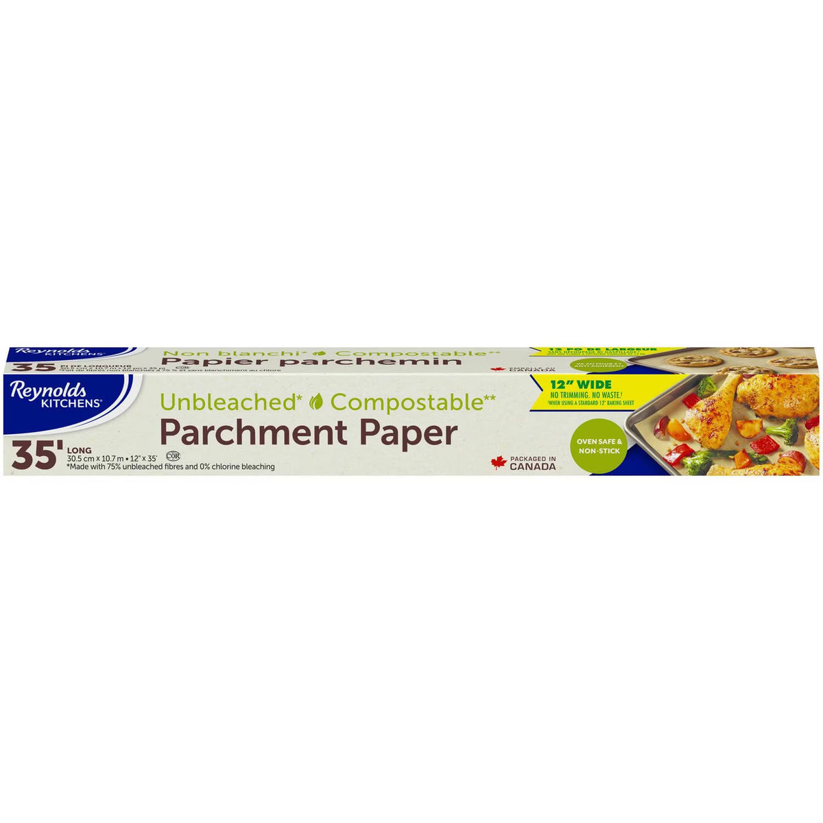 REYNOLDS PARCHMENT PAPER UNBLEACHED 12"X35' pack of 24