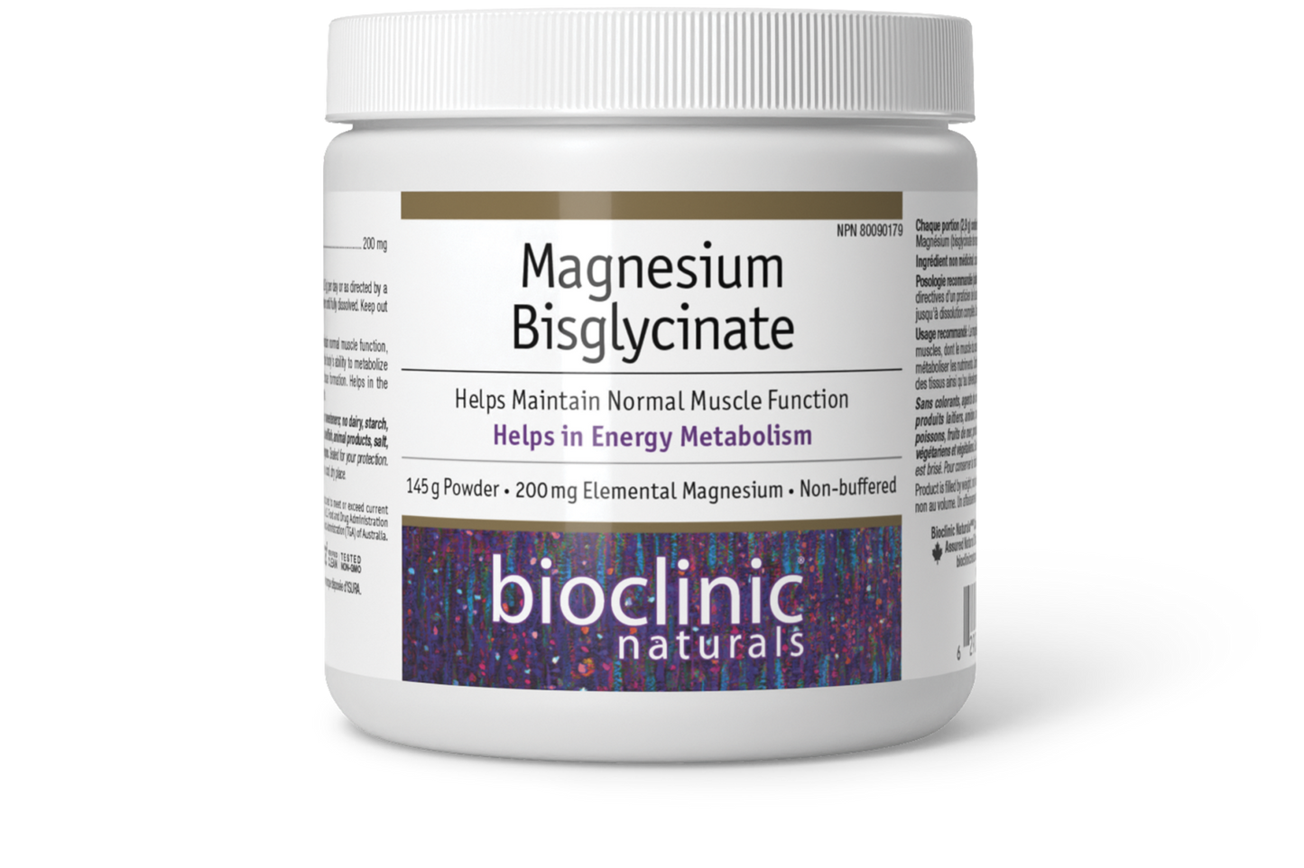 BioClinic Magnesium Bisglycinate 200 mg 120 g Powder