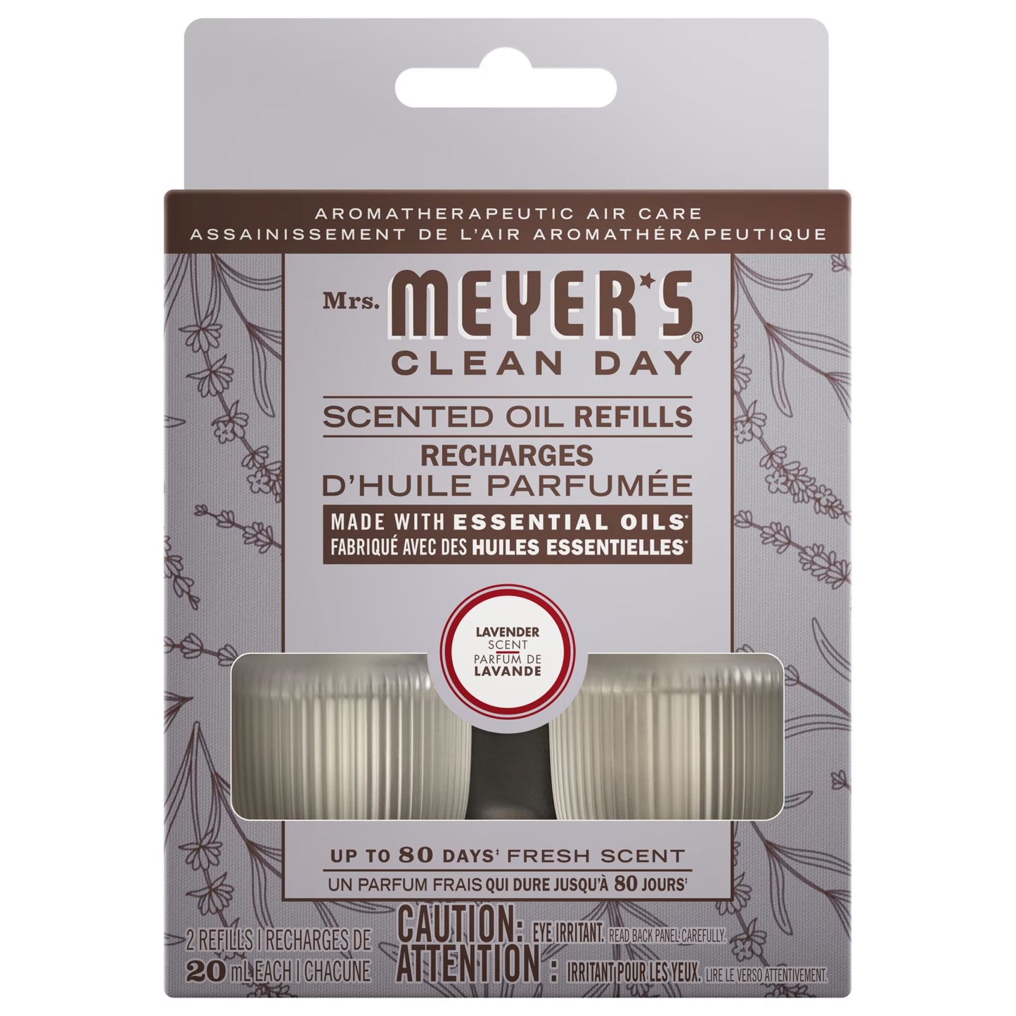 MRS MEYERS REFILL FOR DIFFUSER LAVENDER 2 pack of 4