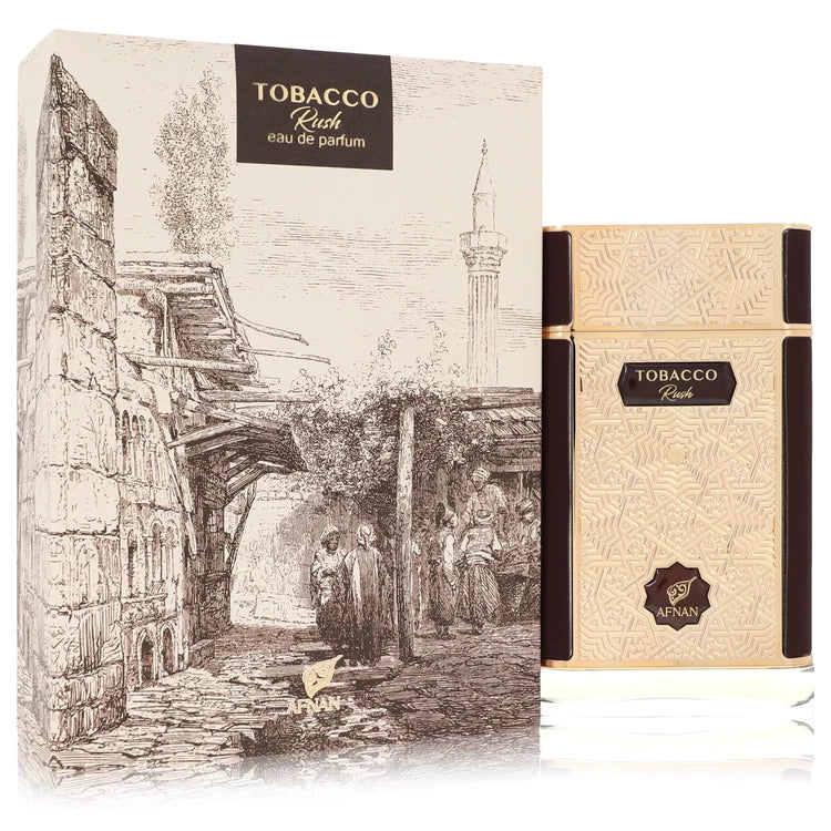 Afnan Tobacco Rush Eau De Parfum Spray (Unisex) By Afnan 2.7 oz Eau De Parfum Spray