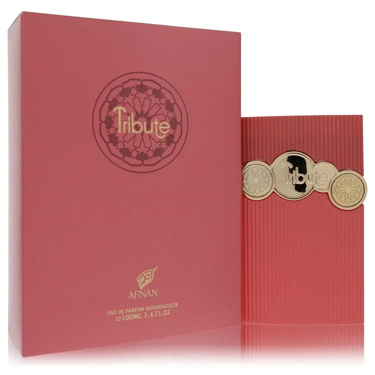Afnan Tribute Pink Eau De Parfum Spray By Afnan 3.4 oz Eau De Parfum Spray